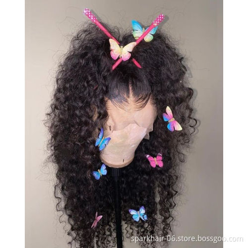 Wholesale T-Part Lace Front Human Hair Wigs Transparent Lace Frontal Wig T-Part Remy Brazilian Straight LacClosure Wig